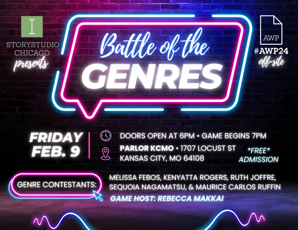 Battle of the Genres event flyer February 9, 2024 Kansas City