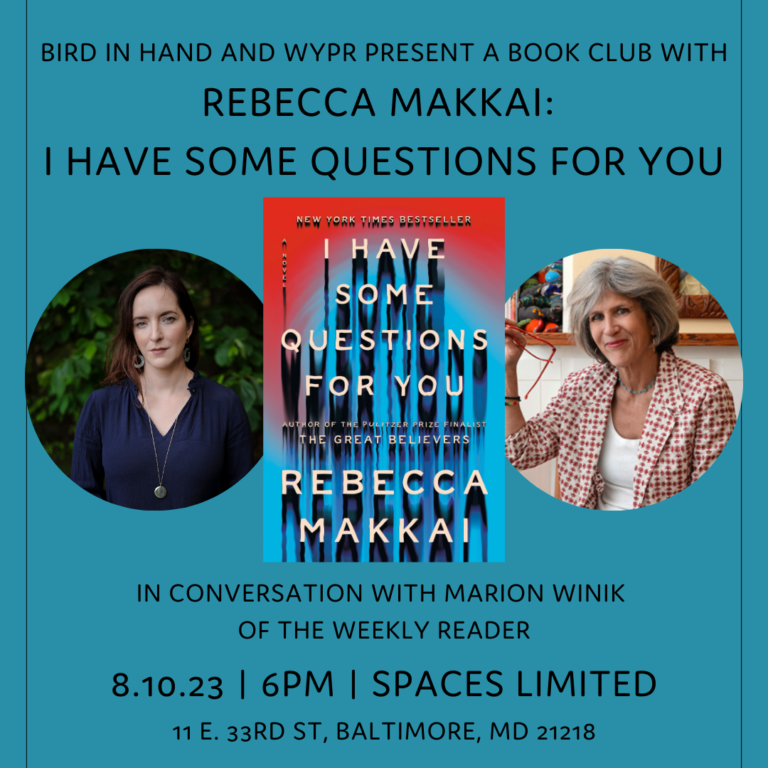 The Ivy & Bird in Hand Book Club: Rebecca Makkai in Conversation with ...